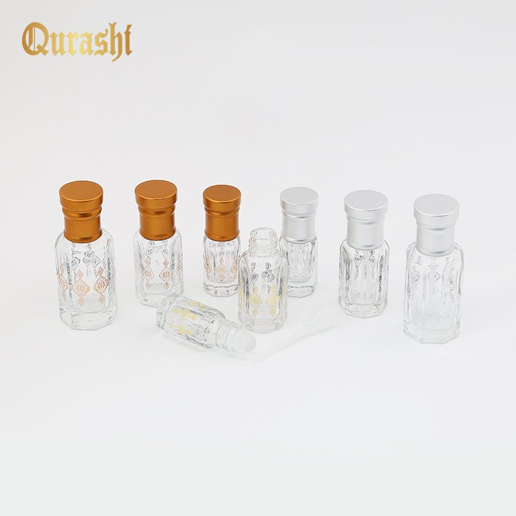 12ml octagonal glass bottle