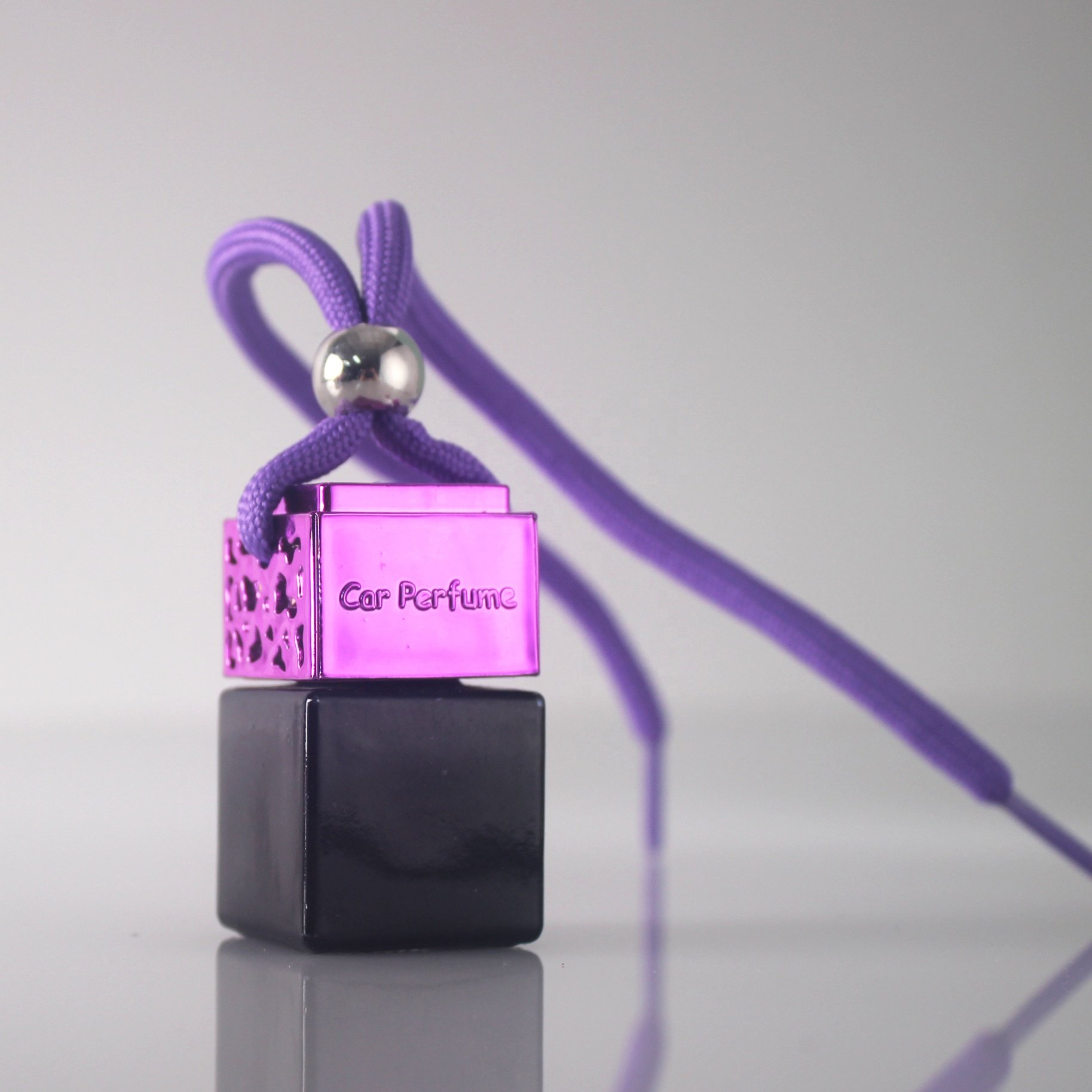 6ML Glass Essential Oil Scent Diffuser Perfume Bottle Car Air Freshener Hanging Diffuser Refillable Empty Glass Bottles