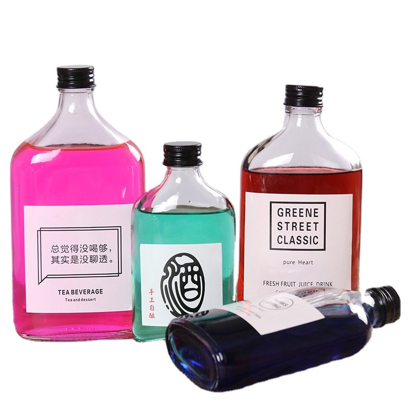 Wholesale clear classical empty vodka tequila liquor glass bottle with cork