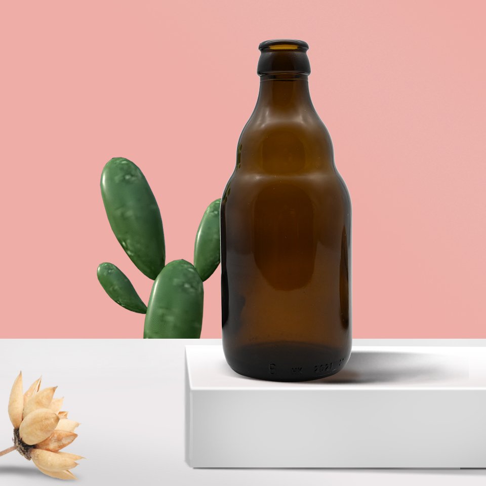 Wholesale custom 330ml to 750ml beer bottles soda bottles carbonated beverage bottles