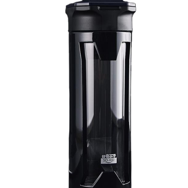 Factory Supply Customized 450ml Sport Glass Water Bottle with Fancy Design Infuser Drink Tea Travel Pressing Type Flowing Water