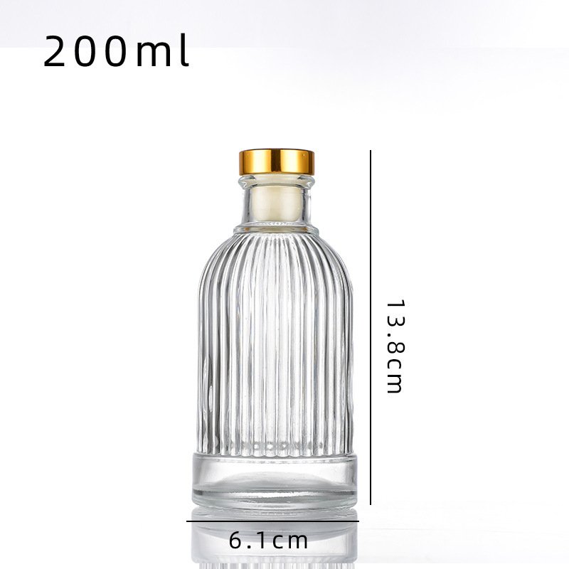 perfume Diffuser Bottle 50ml 100ml 200ml luxury Diffuser oil Glass Bottle reed diffuser bottle