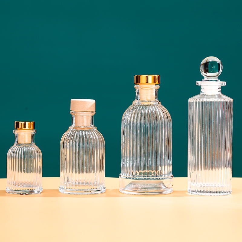perfume Diffuser Bottle 50ml 100ml 200ml luxury Diffuser oil Glass Bottle reed diffuser bottle