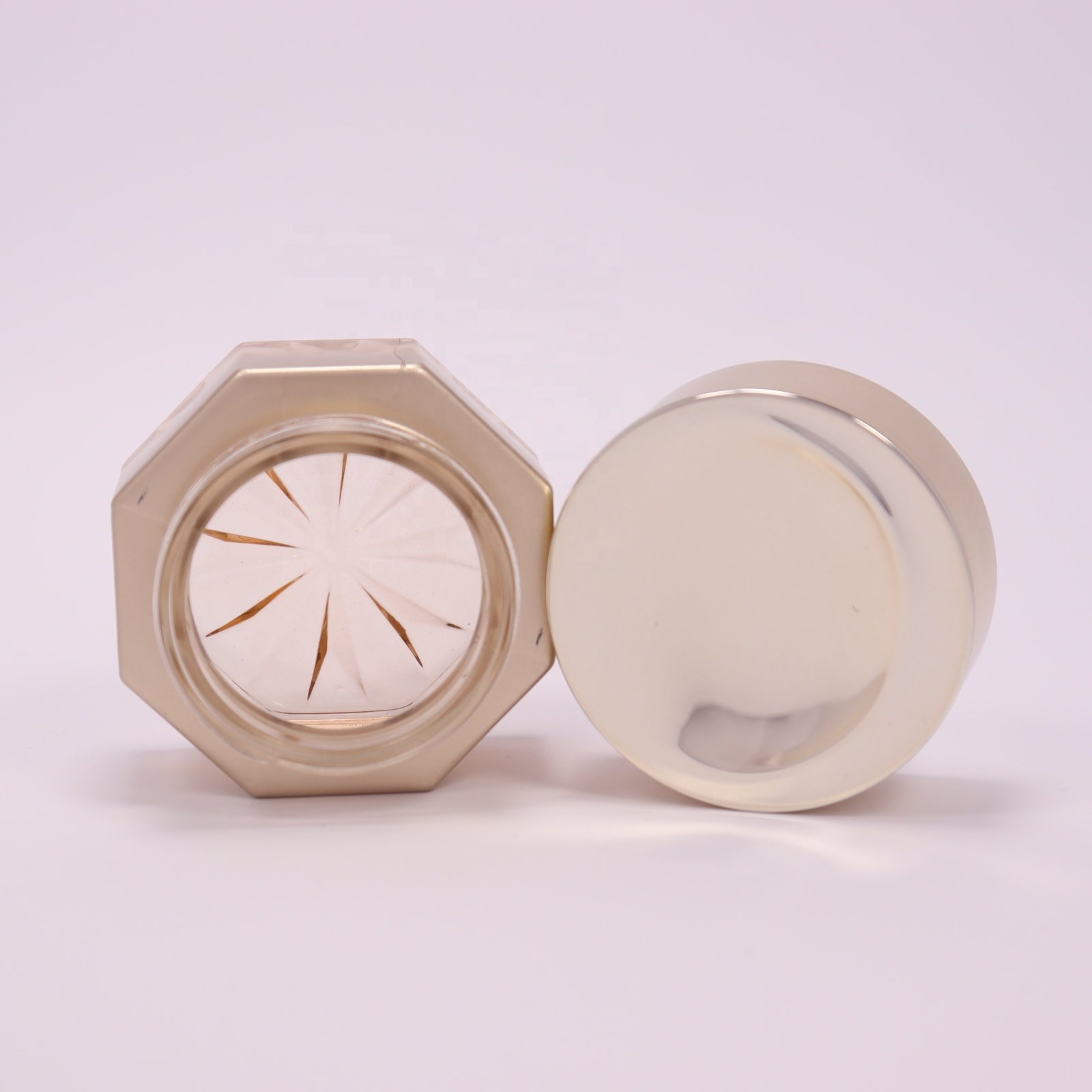 WanXing Wholesale Luxury 50g 40ml 100ml 120ml Cosmetic Cream Jar Cosmetic Packaging Containers glass Makeup bottles Set