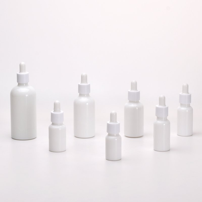 Glass fine oil bottle electroplated color glass empty bottle dropper essential oil dispenser bottle