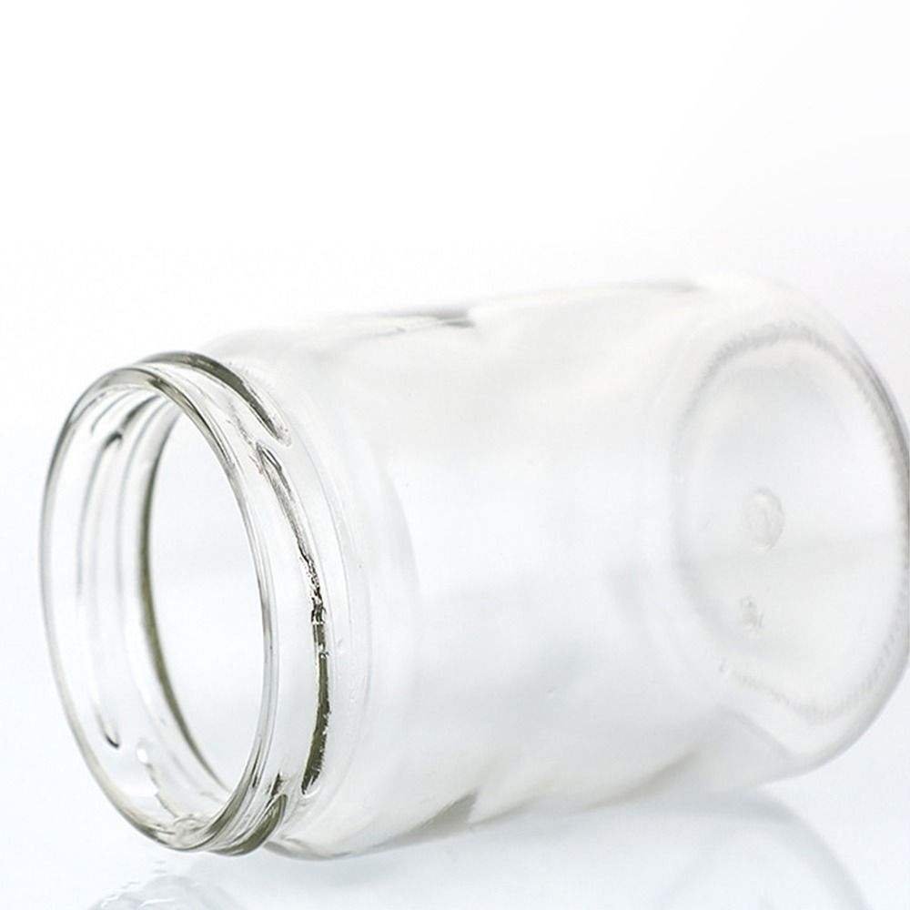 Jar with Tin Plate Lid Round Clear Glass Bottle Honey Glass Eco Friendly Kitchen Food Multifunction CLASSIC 25ML 50ML 75ML 100ML