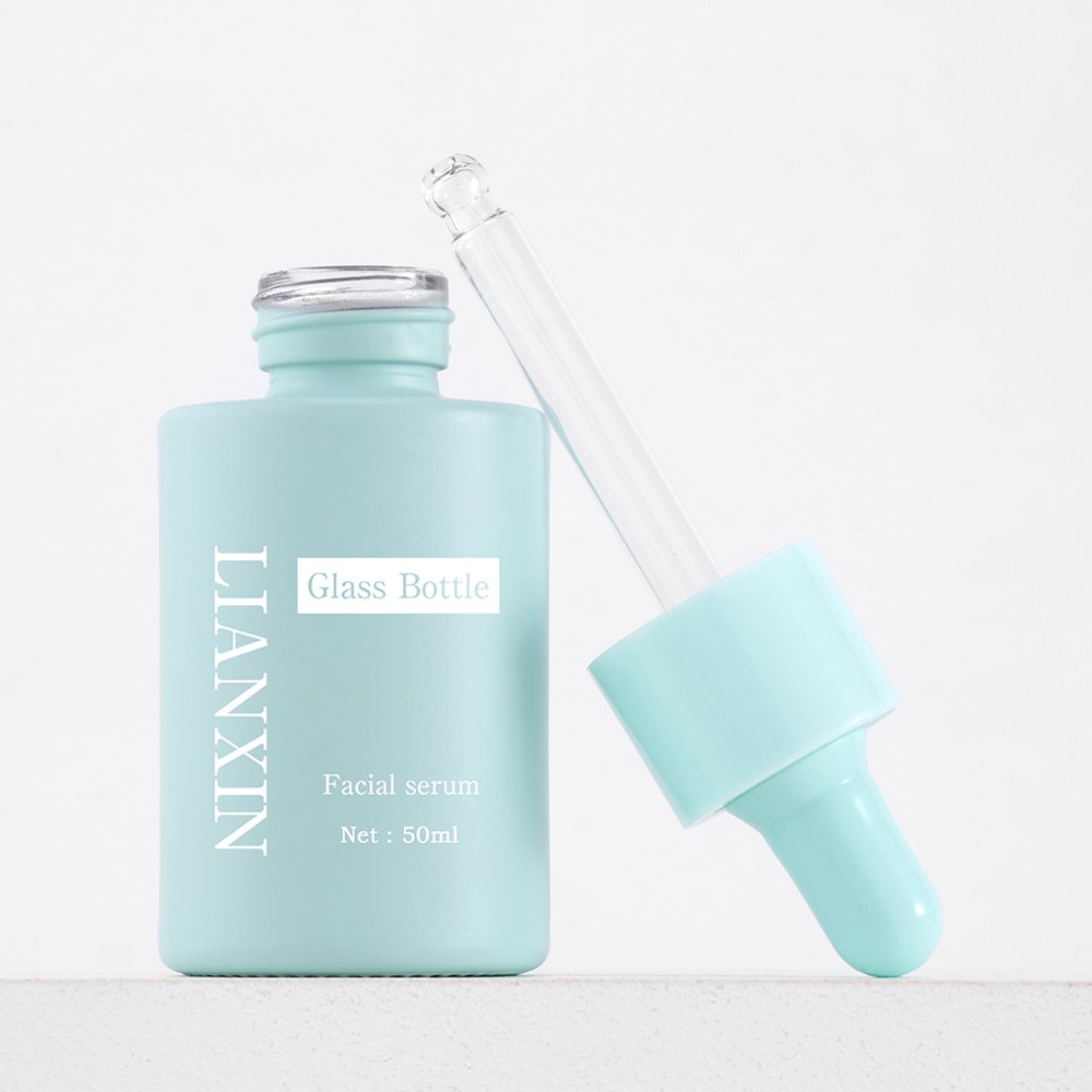 30ml Essential Oil Glass Bottle Wholesale Skin Care Cylinder Essence Oil Serum Dropper Bottle