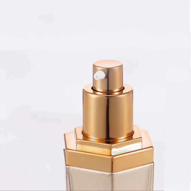 Custom 20g 50g 20ml 50ml 110ml Face Cream Eye Cream Skin Care Cosmetic Glass Pump Bottles and Jars Set