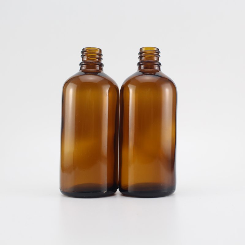 BPA free 3.4oz Brown Glass Tincture Bottles 100ml Amber glass Bottle with Eye Dropper for Essential Oils, Liquids