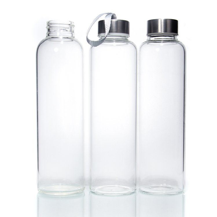 Customized Personalized Unbreakable Frosted Glass Drink Water Bottle