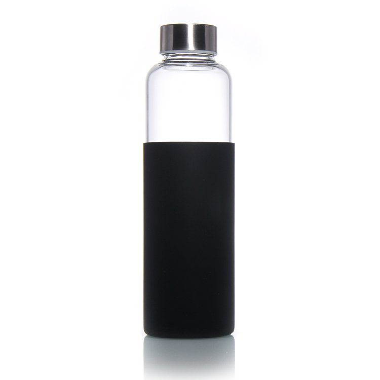 Wholesale 250ml -1000ml High Quality Made Round Clear Water Glass Bottles With Lids