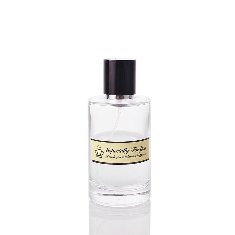 Recyclable 30ml perfume bottle glass for ECO perfume bottle with box with glass round spray bottle