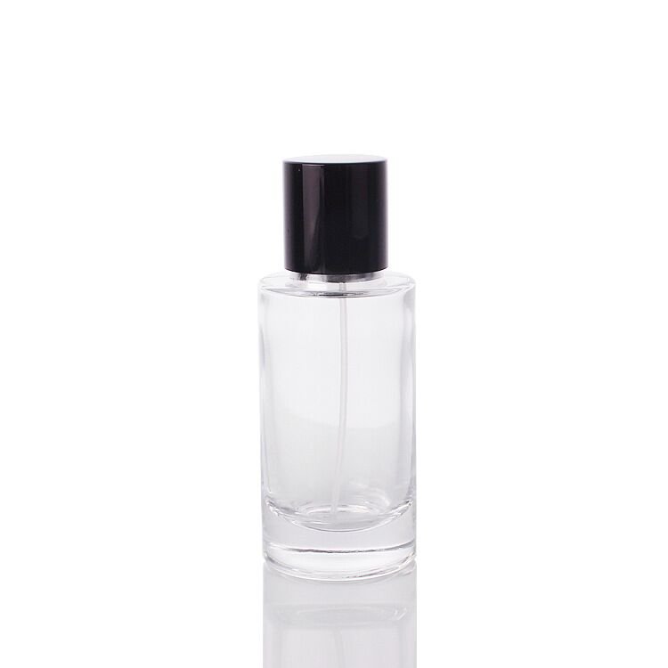 Recyclable 30ml perfume bottle glass for ECO perfume bottle with box with glass round spray bottle