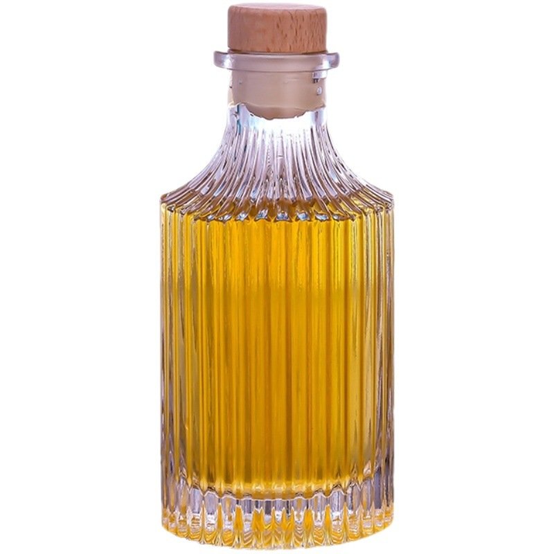 100ml clear glass wine bottle
