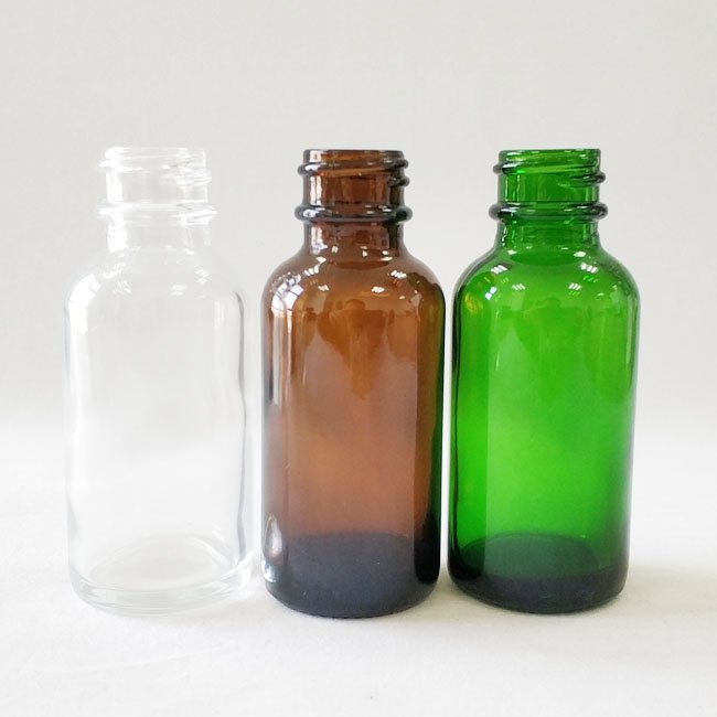 Boston Round bottle Essential Oil Glass Bottle dropper bottle Packaging With Dropper