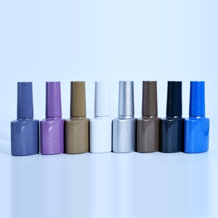 8ml 10ml Custom Printing Unique Empty Nail Polish Bottle Uv Gel Polish Glass Bottle With Brush
