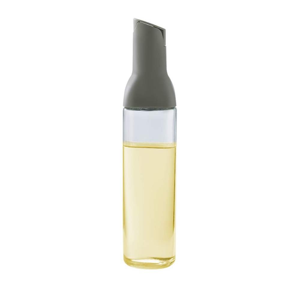Kitchen wholesale 500ml big capacity portable olive oil and vinegar dispenser square seasoning glass bottle multi oil vinegar po