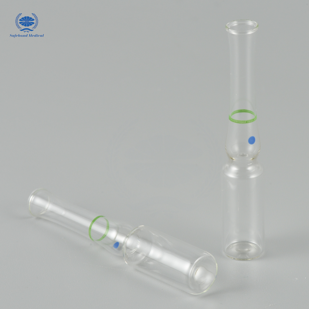 Safebond High Borosilicate Glass Ampoules 2ml 5ml 10ml 20ml Medical Transparent Glass Ampoules for Injection Packaging