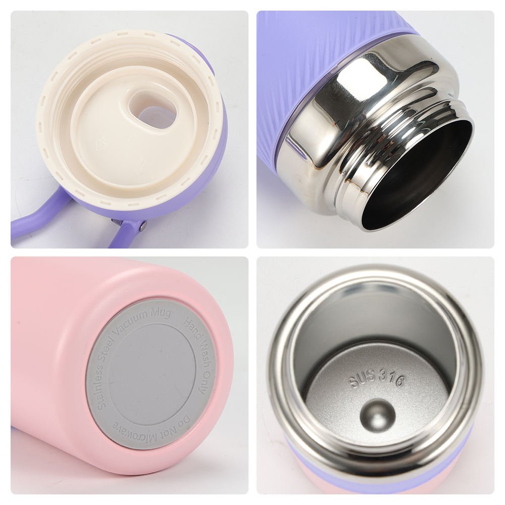 Custom Logo Outdoor Sport Vacuum Flask With Handle Cute Handgrip Design 50 Ml Perfume Bottle With Box Perfume Bottle