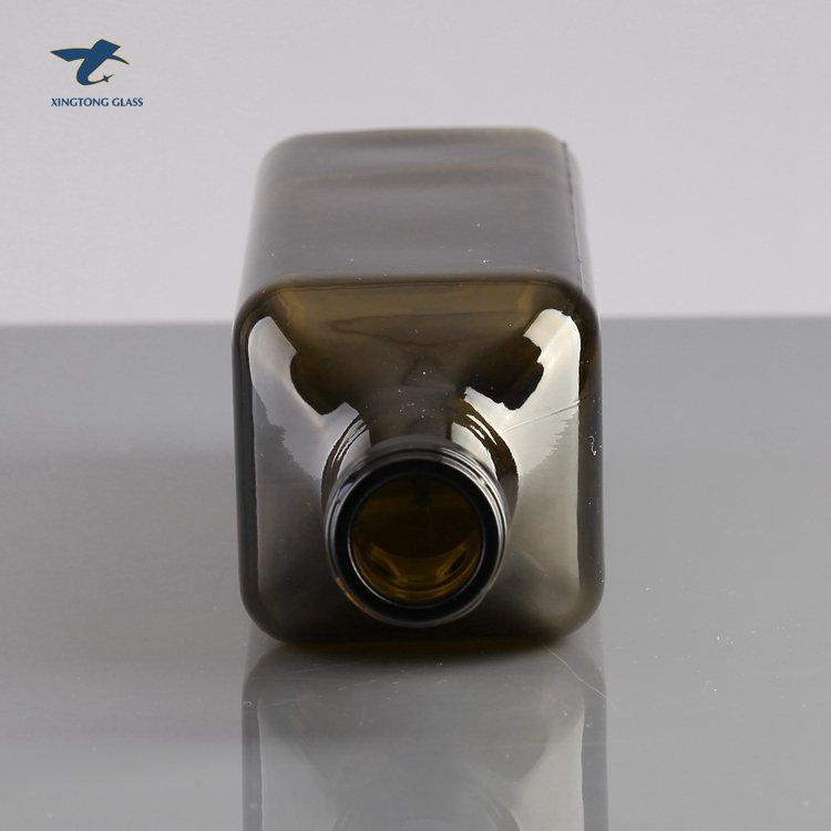 dark colored square 100ml 250ml 500ml 750ml 1l olive oil glass bottle