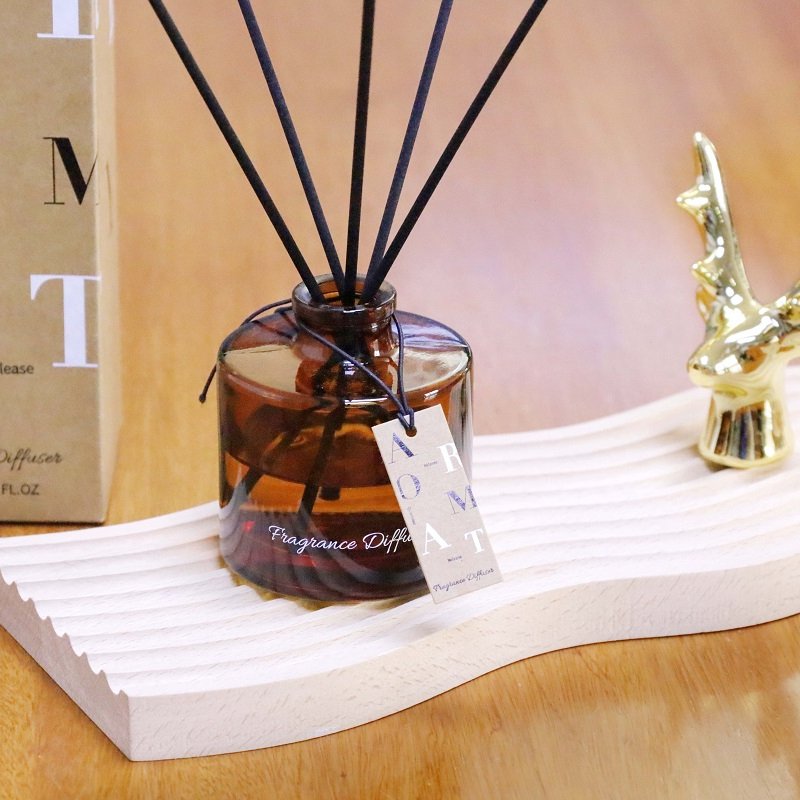 110ml High Fine quality Home Fragrance decoration Essential Oil rattan reed diffuser long lasting aroma set glass bottle OEM ODM