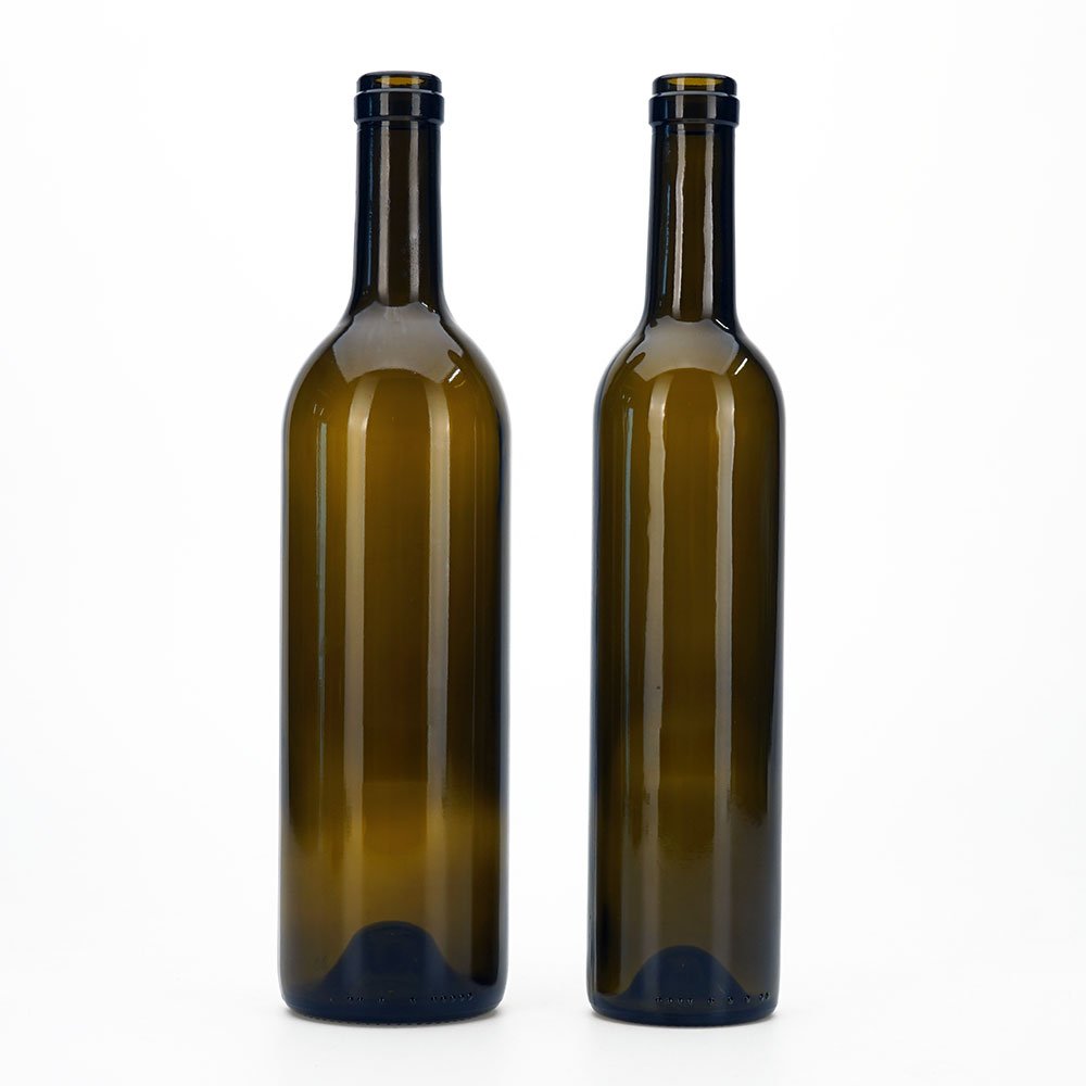 Vista Factory Custom Logo Spirit Rum Whisky Brandy 700ml 750ml Wine Round Glass bottle With Screw Cap