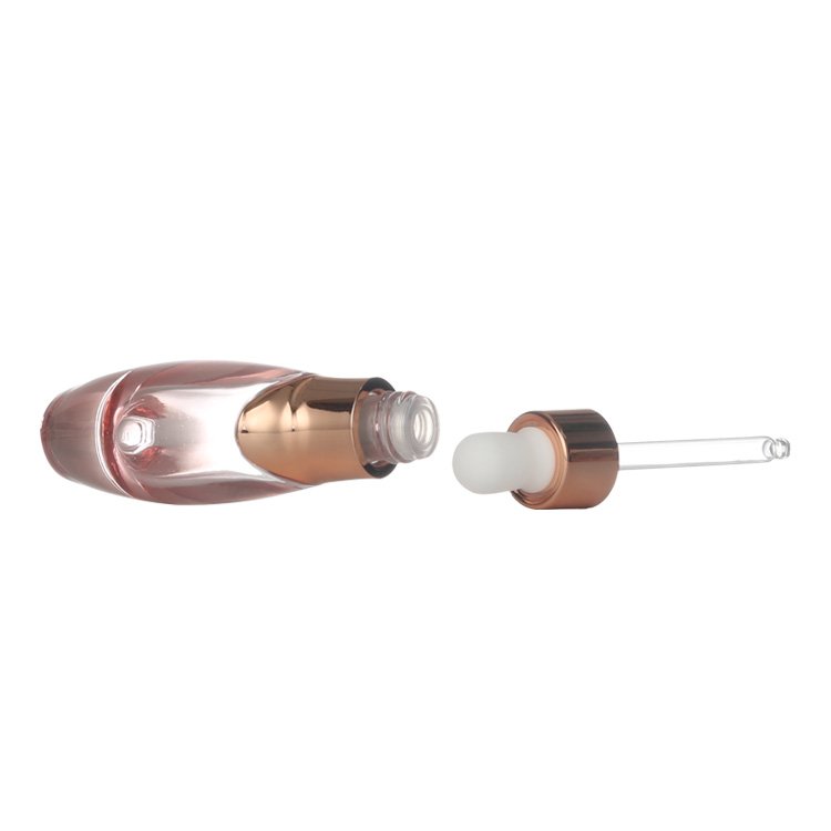 2 Oz Glass Bottle With Dropper Custom Logo Serum Bottle 10ml 20ml 30ml 60ml Essential Oil Press Essence Glass Dropper Bottle