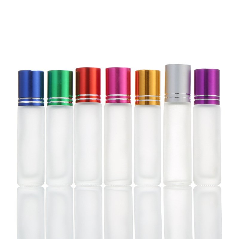 Wholesale High quality 10 ml luxury perfume oil roll on glass bottle with roller ball