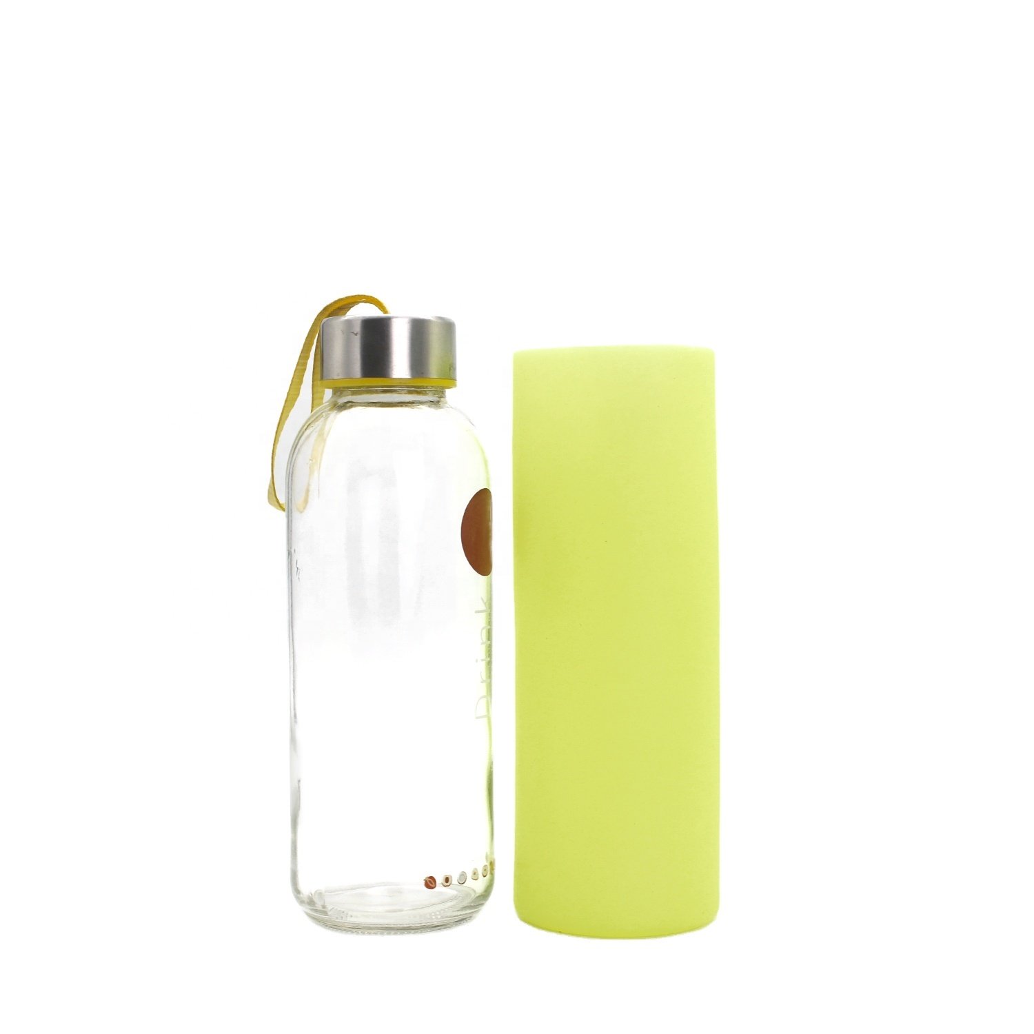 Different Size Cuctom Anti-slip Cover Silicone Glass Water Bottle Protective Sleeve Silicone Bottle Sleeves