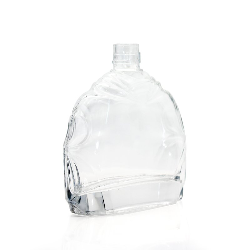 empty liquor wine design shape bottle free sample spirit whisky vodka liquor glass bottle