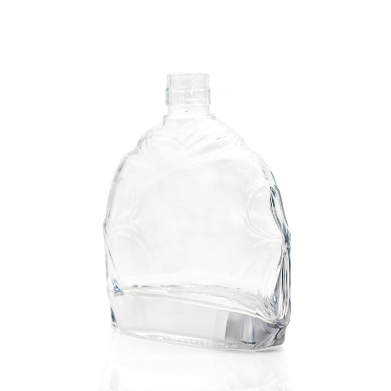 empty liquor wine design shape bottle free sample spirit whisky vodka liquor glass bottle