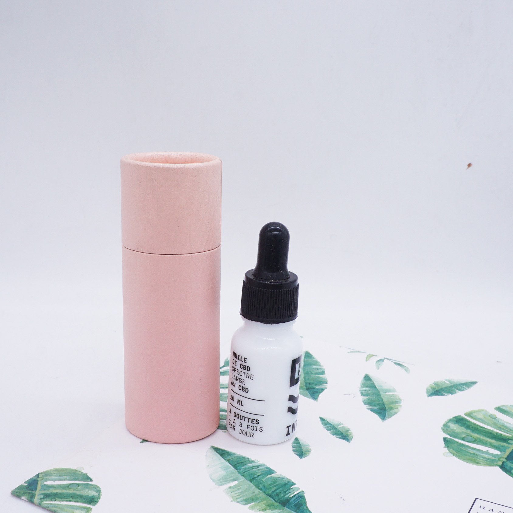 1oz 30ml 40ml 50 ml luxury cosmetic packaging hair oil serum bottle dropper glass bottle with box