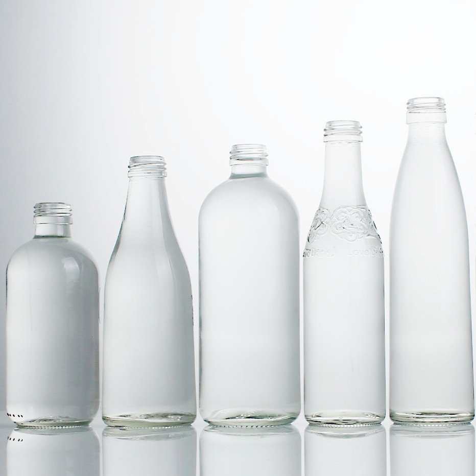 300ml juice glass bottle for water
