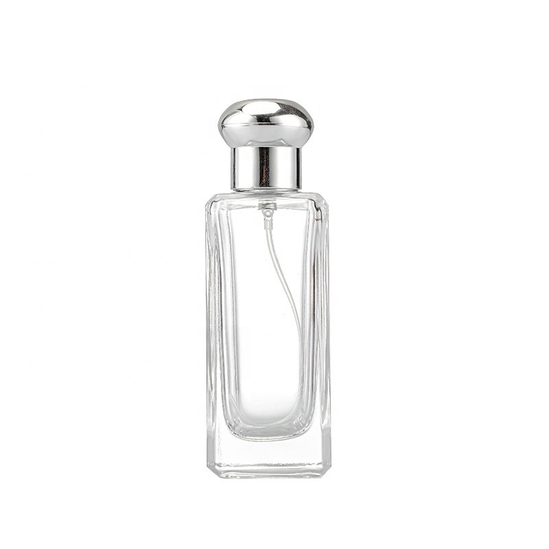 luxury crystal glass perfume bottle thick bottom glass custom glass perfume bottle
