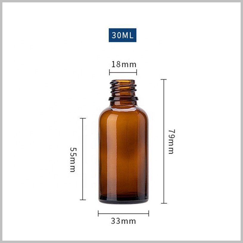 30ml amber glass bottles 1 oz brown glass frosted amber glass bottle sprayer 30 ml with 18/415 black plastic fine mist spray