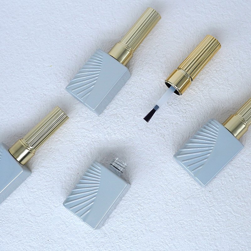 13ml New design glass bottles for nail polish Unique empty Uv Gel Nail Polish Bottle Luxury Nail Polish Bottles with brush