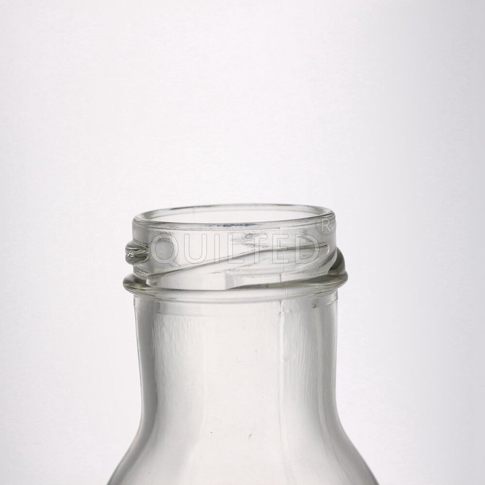 Wholesale Transparent Frosted 250ml Beverage Sauce Juice Coffee Glass Bottles