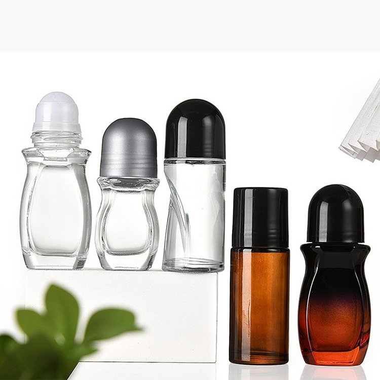 Cylinder High quality Roller Bottles Essential Oil Roll Glass Bottles Empty Cosmetic Roll on Glass Bottle