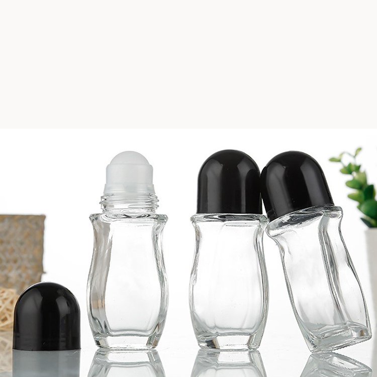 Cylinder High quality Roller Bottles Essential Oil Roll Glass Bottles Empty Cosmetic Roll on Glass Bottle
