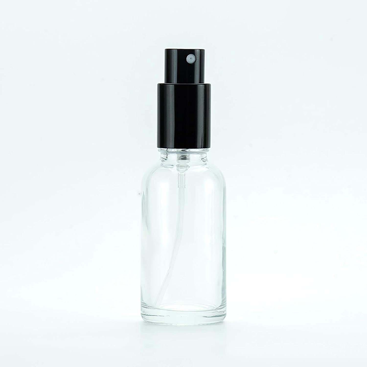1/2 Oz 1 Fl Oz 2 Oz 4 Oz 15ml 30ml 60ml 120ml clear Amber Green Mist Essential Oil Boston Round Spray Pump Glass Bottles