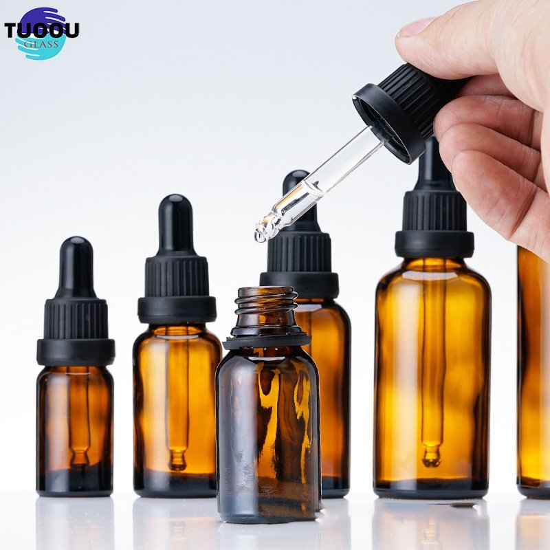 Wholesale Hot sale Amber Dropper Uv Resistant Glass Bottles