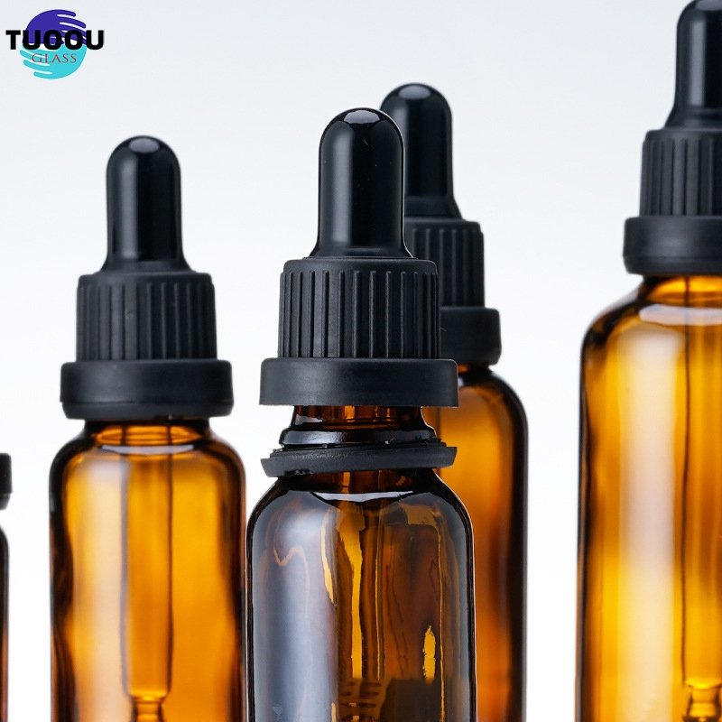 Wholesale Hot sale Amber Dropper Uv Resistant Glass Bottles