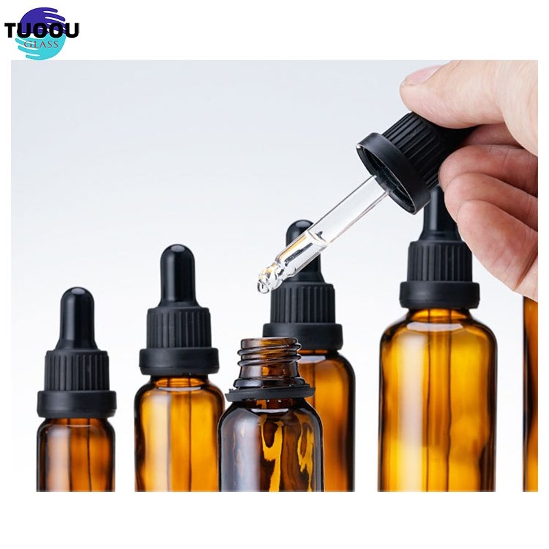 Wholesale Hot sale Amber Dropper Uv Resistant Glass Bottles