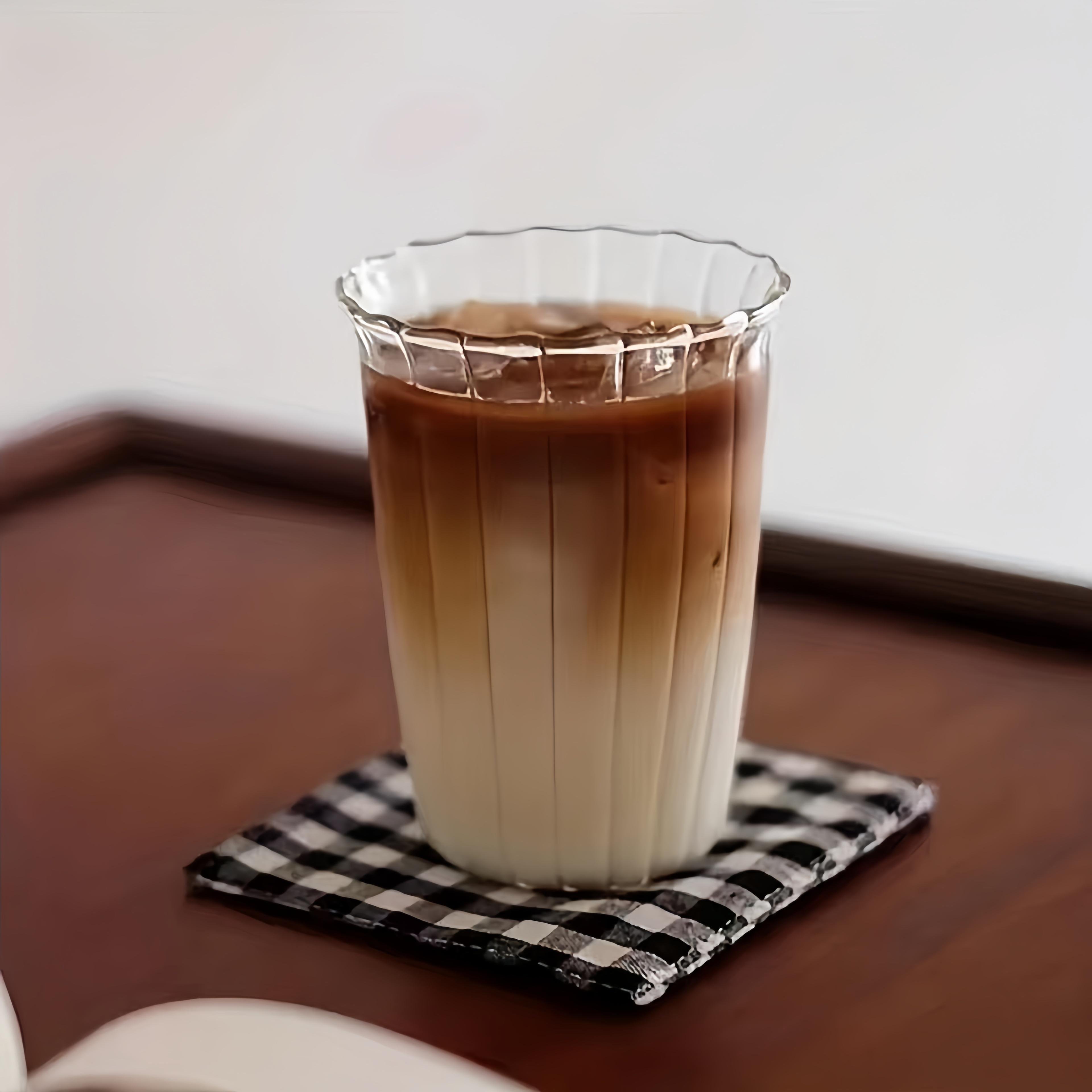 Customizable High Borosilicate Vintage Vertical Clear Glass Mugs flower glass mug