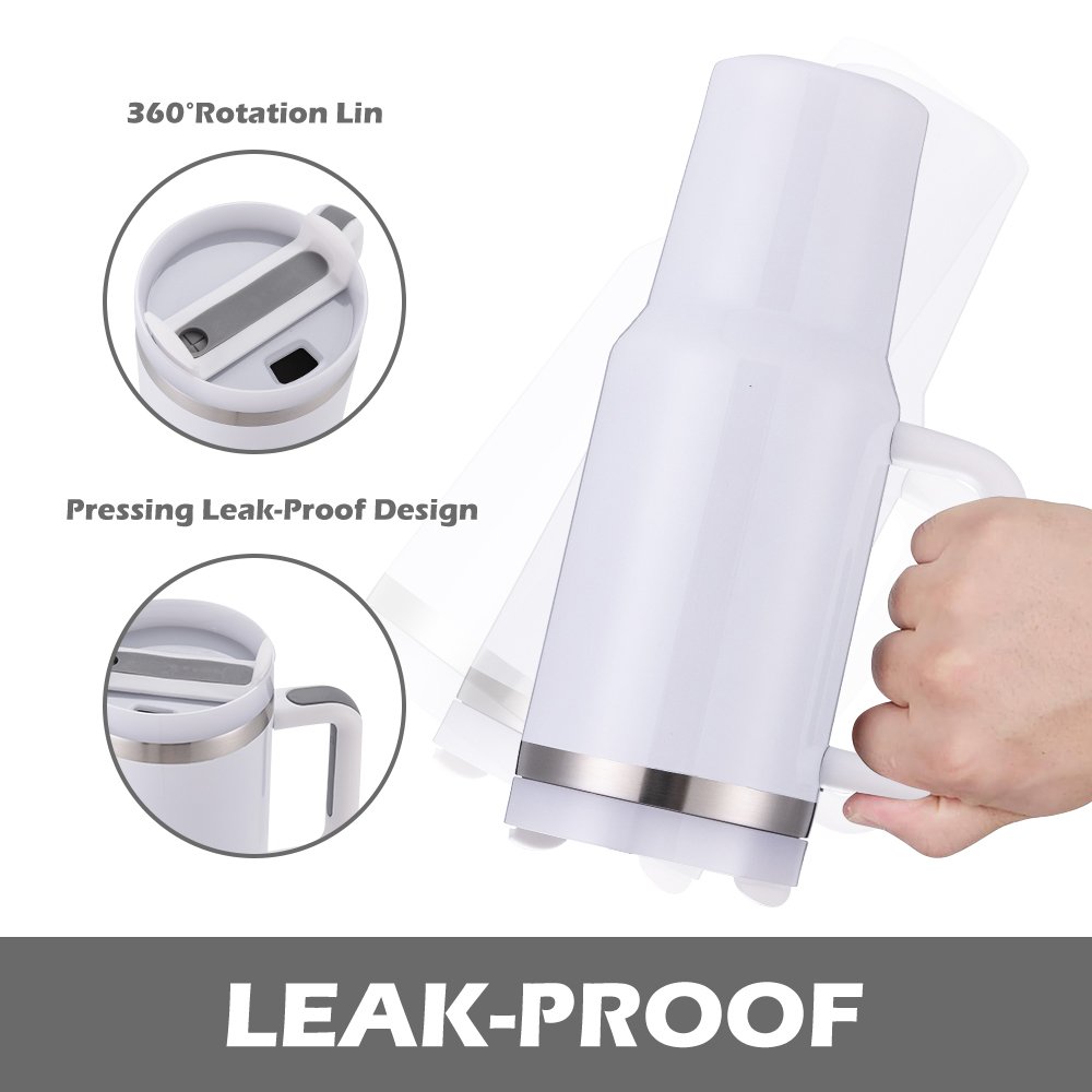 40oz Slightly desaturated cyan Tumblers Wholesale Bulk Stainless Steel Insulated Vacuum Flask Water Bottle Thermo Cup For Coffee