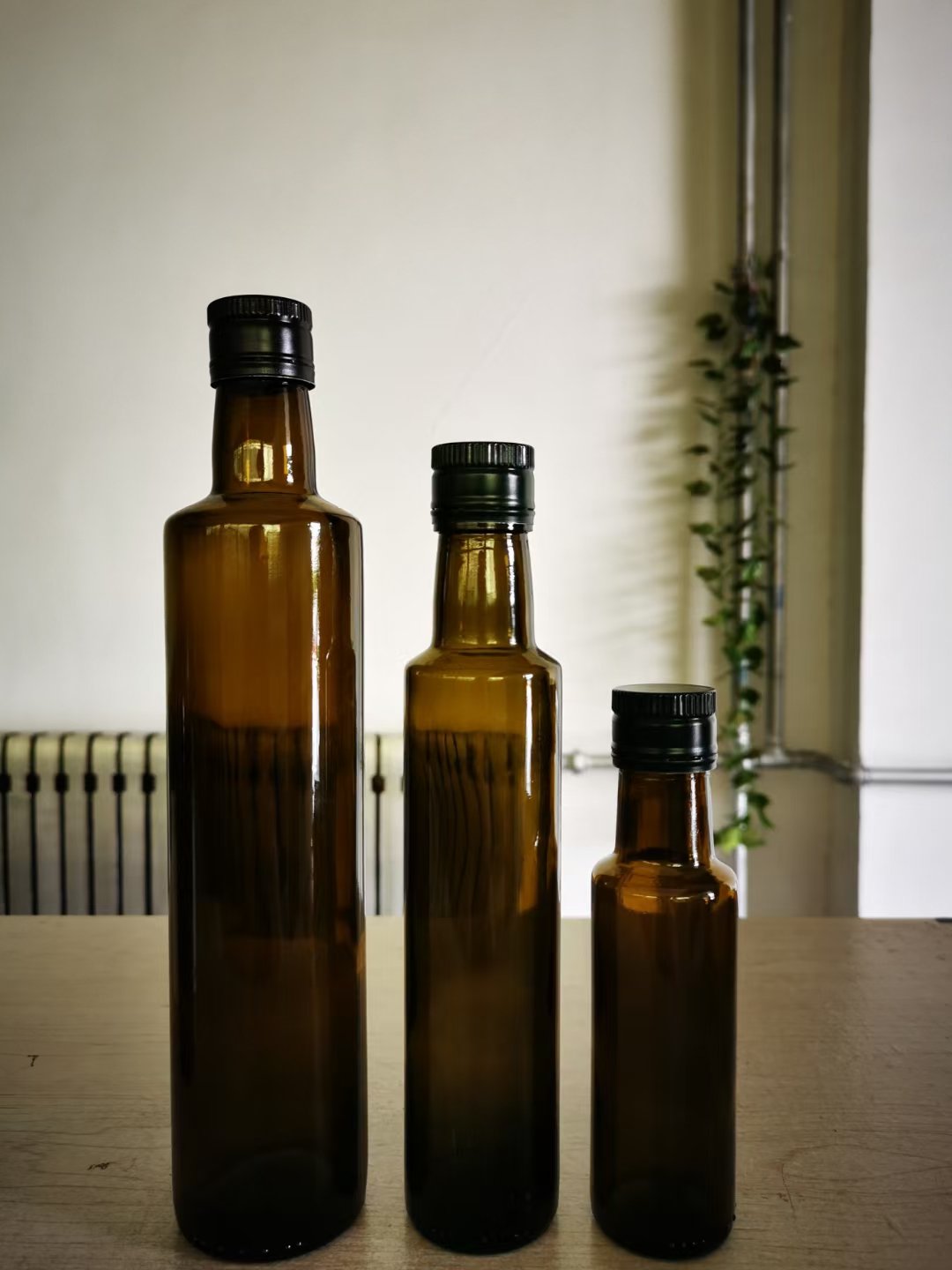 glass bottles