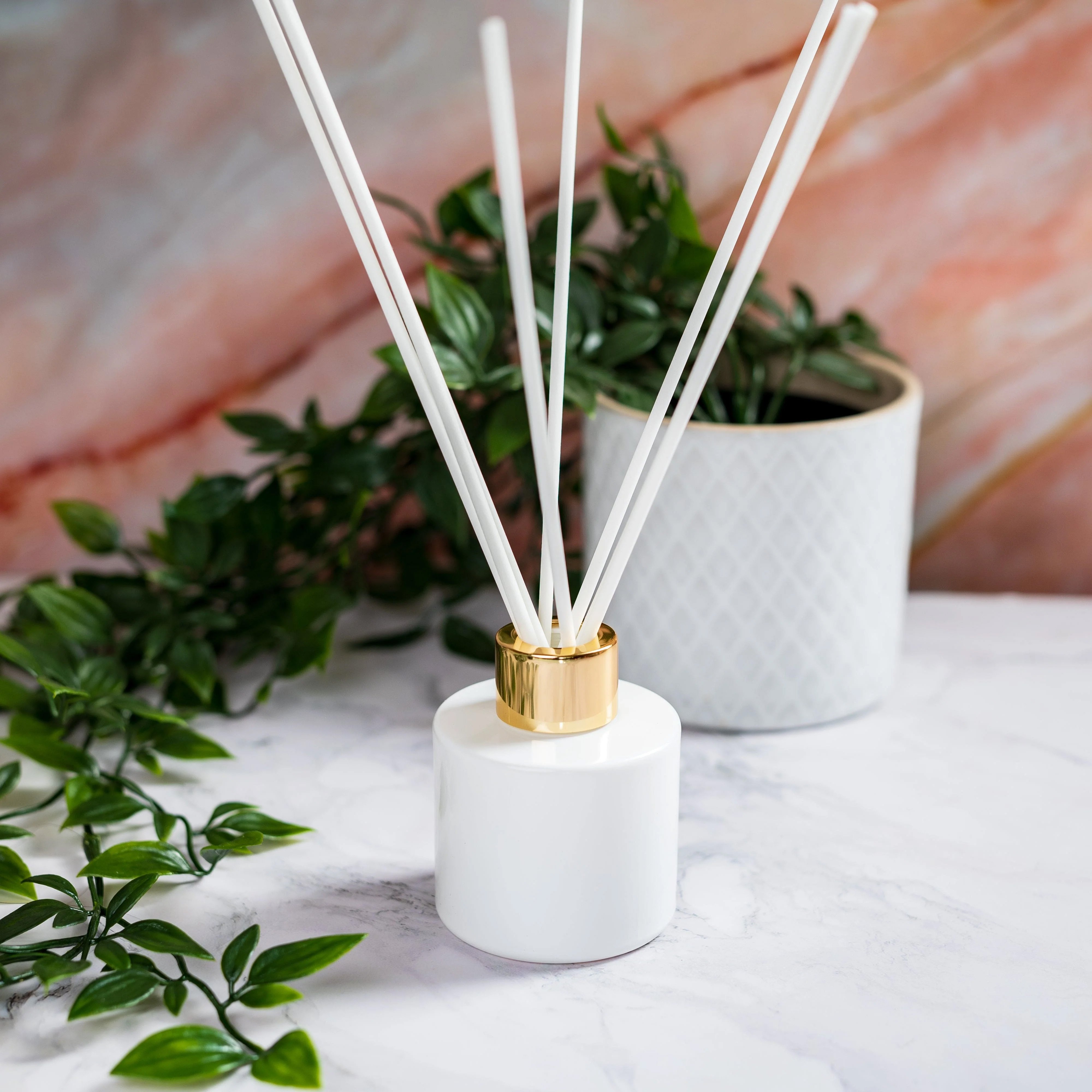 8ml Car Fragrance Reed Diffuser Black Bottles Colorful Square Glass Bottle Perfume Aroma Auto Hanging Diffuser Bottle