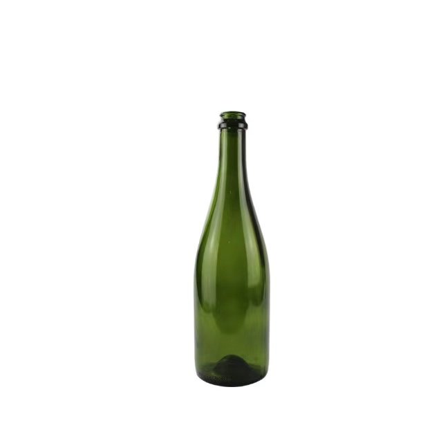 Wine Bottle Glass Low Price Wine Bottle Glass Dark Green 750ml Champagne/Wine Glass Bottle with Cork