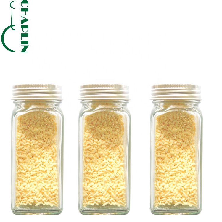 Sealed Square Glass Spice Bottle Spice Bottle With Built-in Porous Stopper