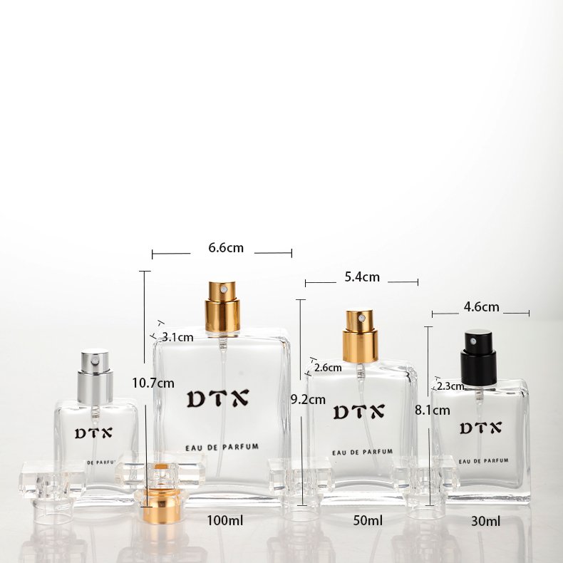 Breezy 30Ml 50Ml 100Ml Perfume Oil Bottle Cosmetic Bottles Glass Perfume Bottle